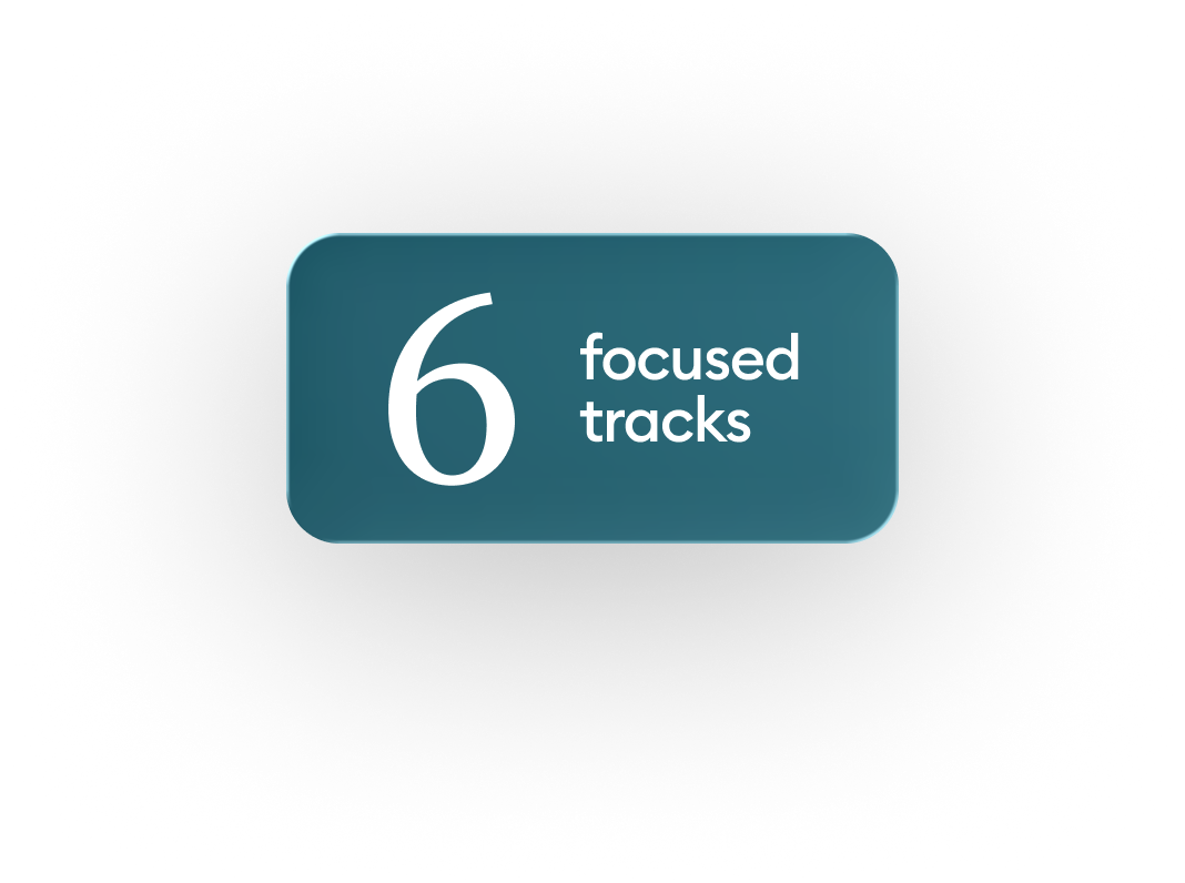 6 focused tracks