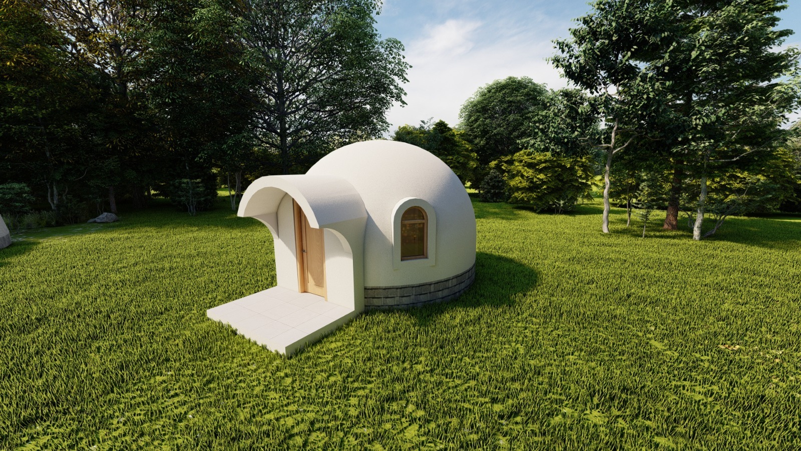 Северская быстровозводимый дом сауна