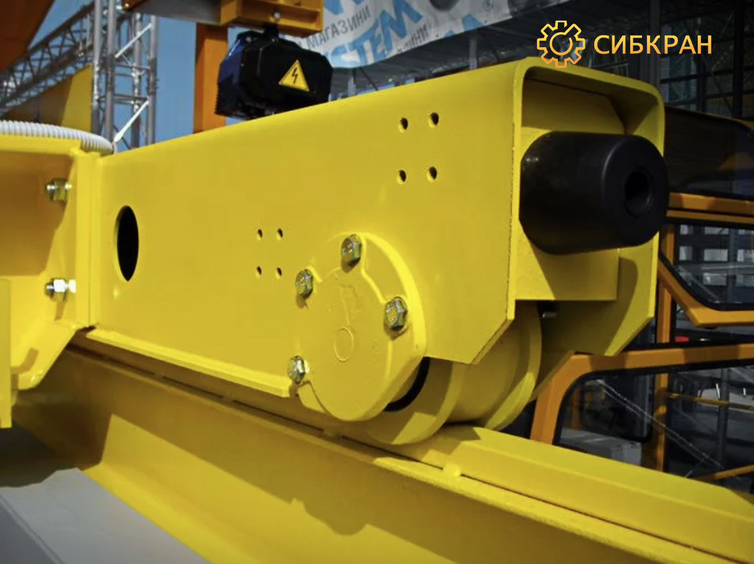 Установка опорной кран-балки 5 тонн с радиоуправлением в Новосибирске