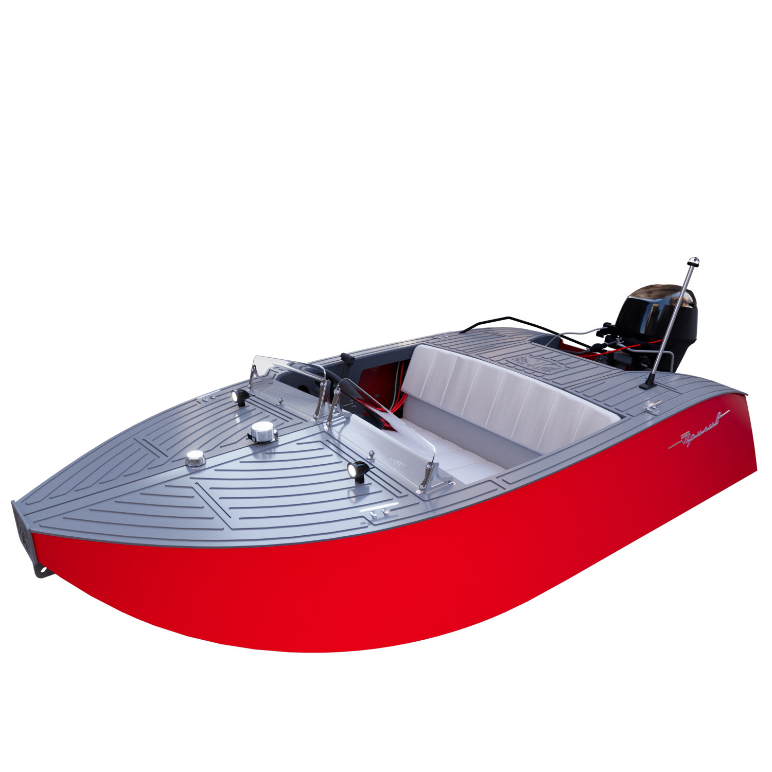 Моторная лодка из ПНД