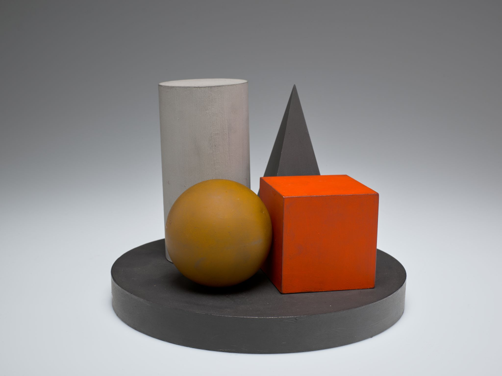 Владимир Немухин "Посвящение Э.Штайнбергу," дерево, краска. Размер: 19 x 26 x 26см. Подпись автора на основании. 2005 год.