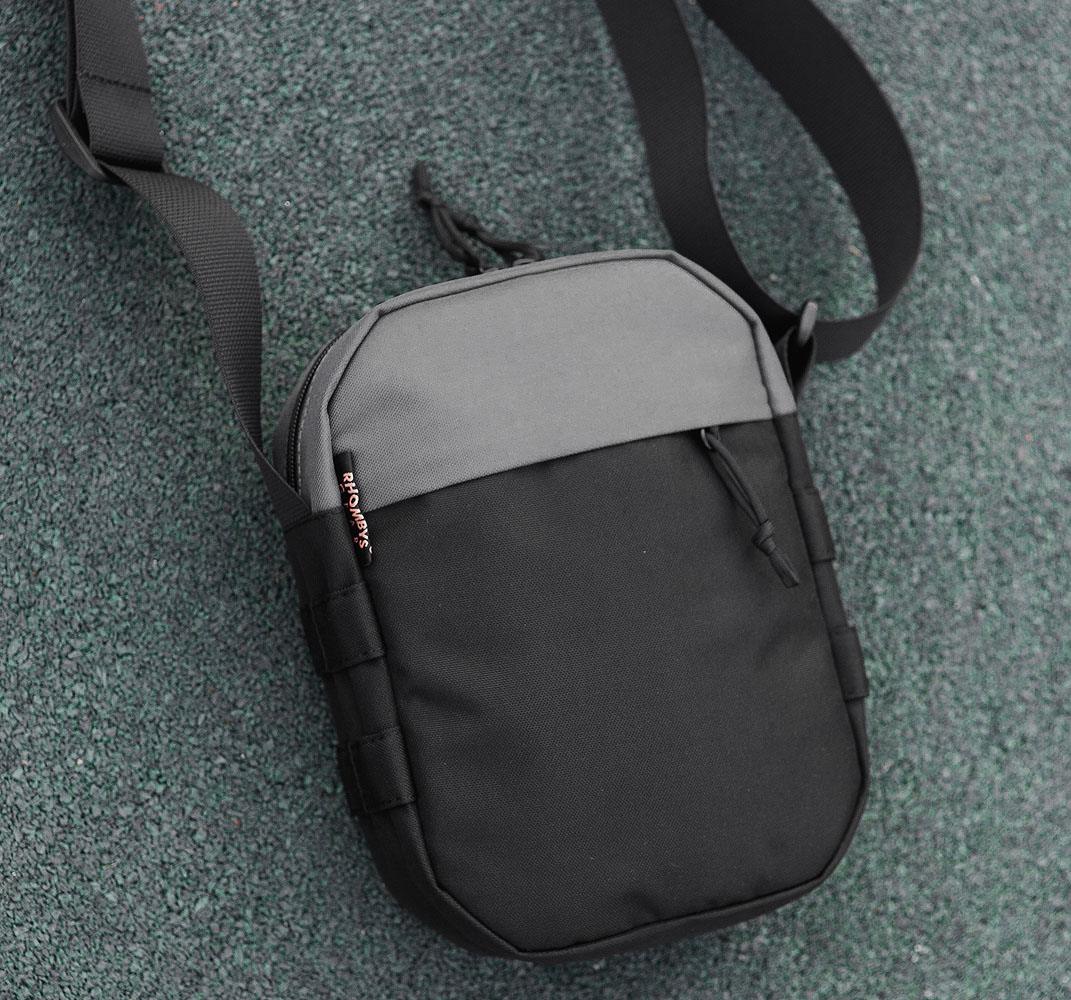 Сумка через плечо «А5» (чёрно-серый)