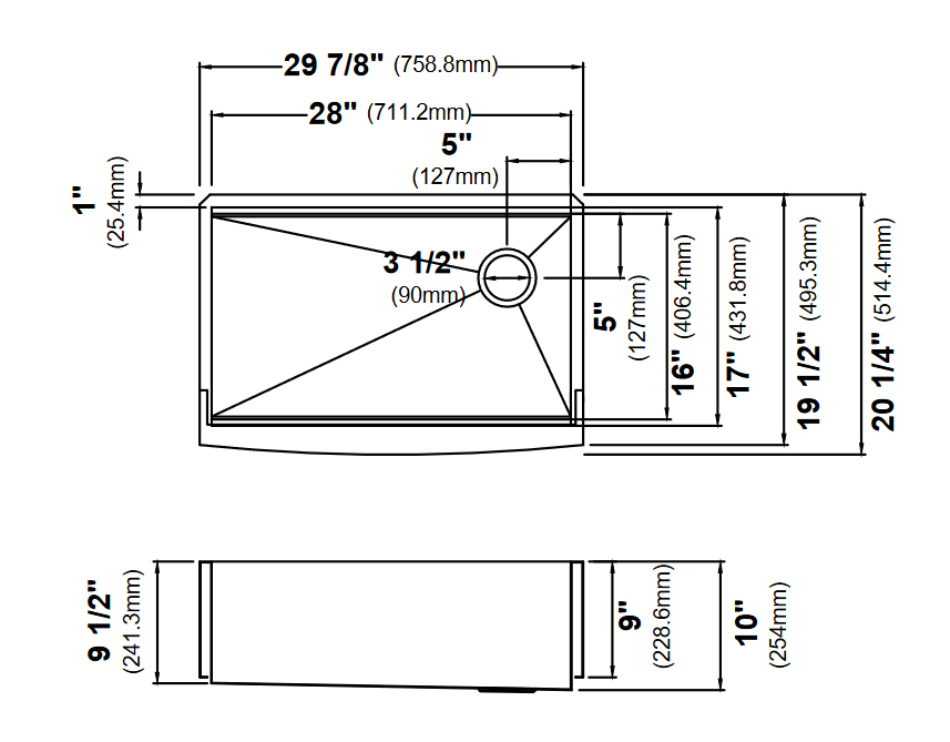 Кухонная мойка Kraus KWF210-30 - изображение 3