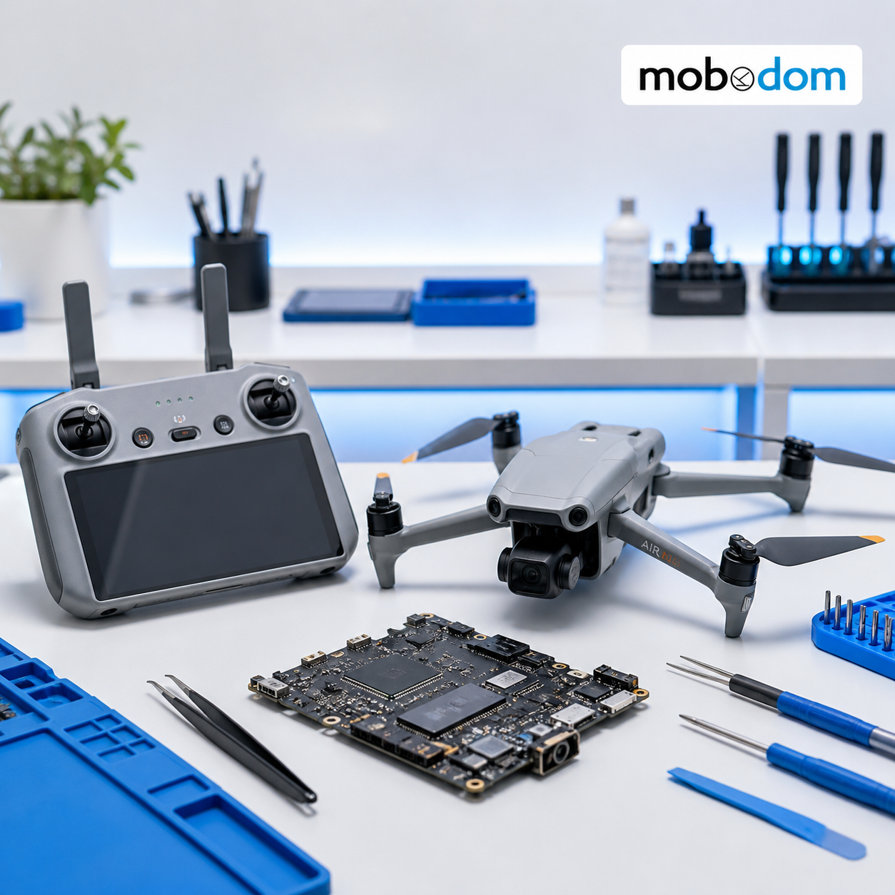 Ремонт пультов DJI и оборудования дронов: инженерная диагностика и ремонт