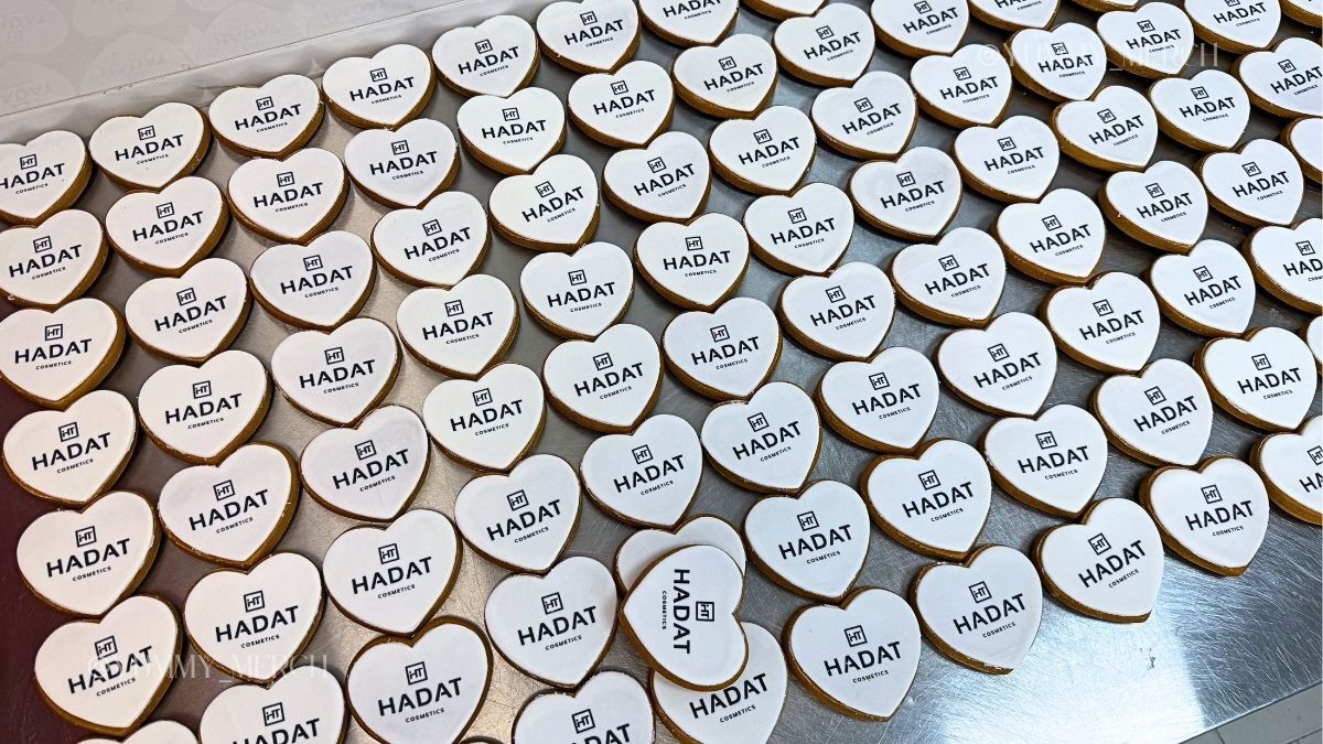 Пряники с логотипом бренда Hadat для раздачи клиентам