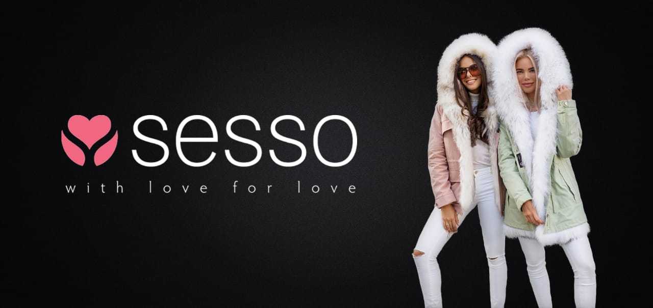 Sesso — Женские зимние парки с натуральным мехом