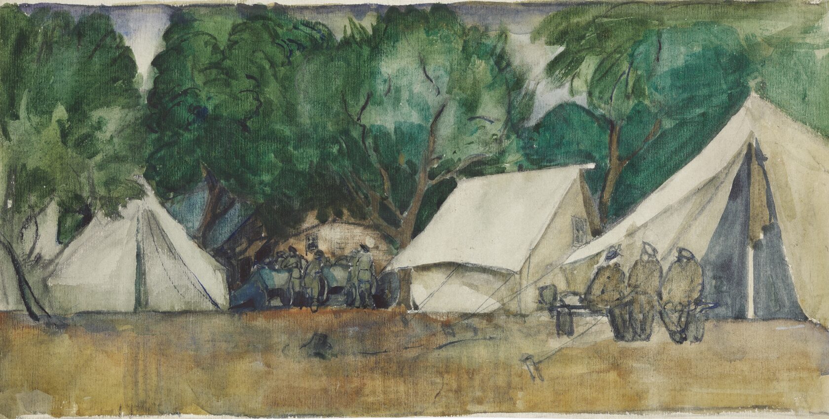 Военный лагерь. 1916 