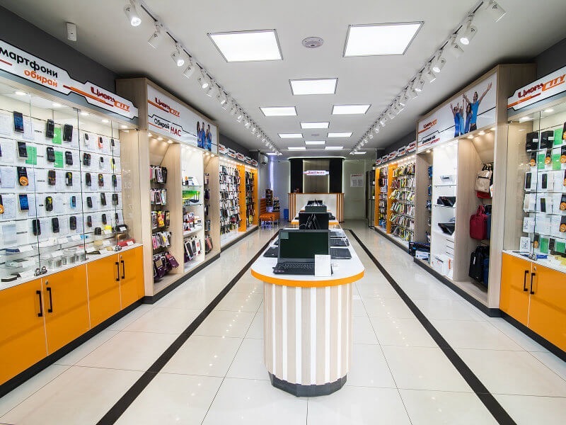 Торговое оборудование для магазинов электроники в Калининграде