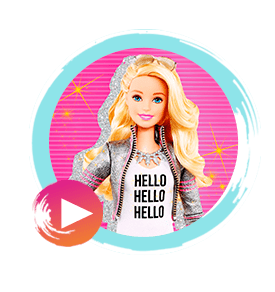 Барби вечеринка на проектор