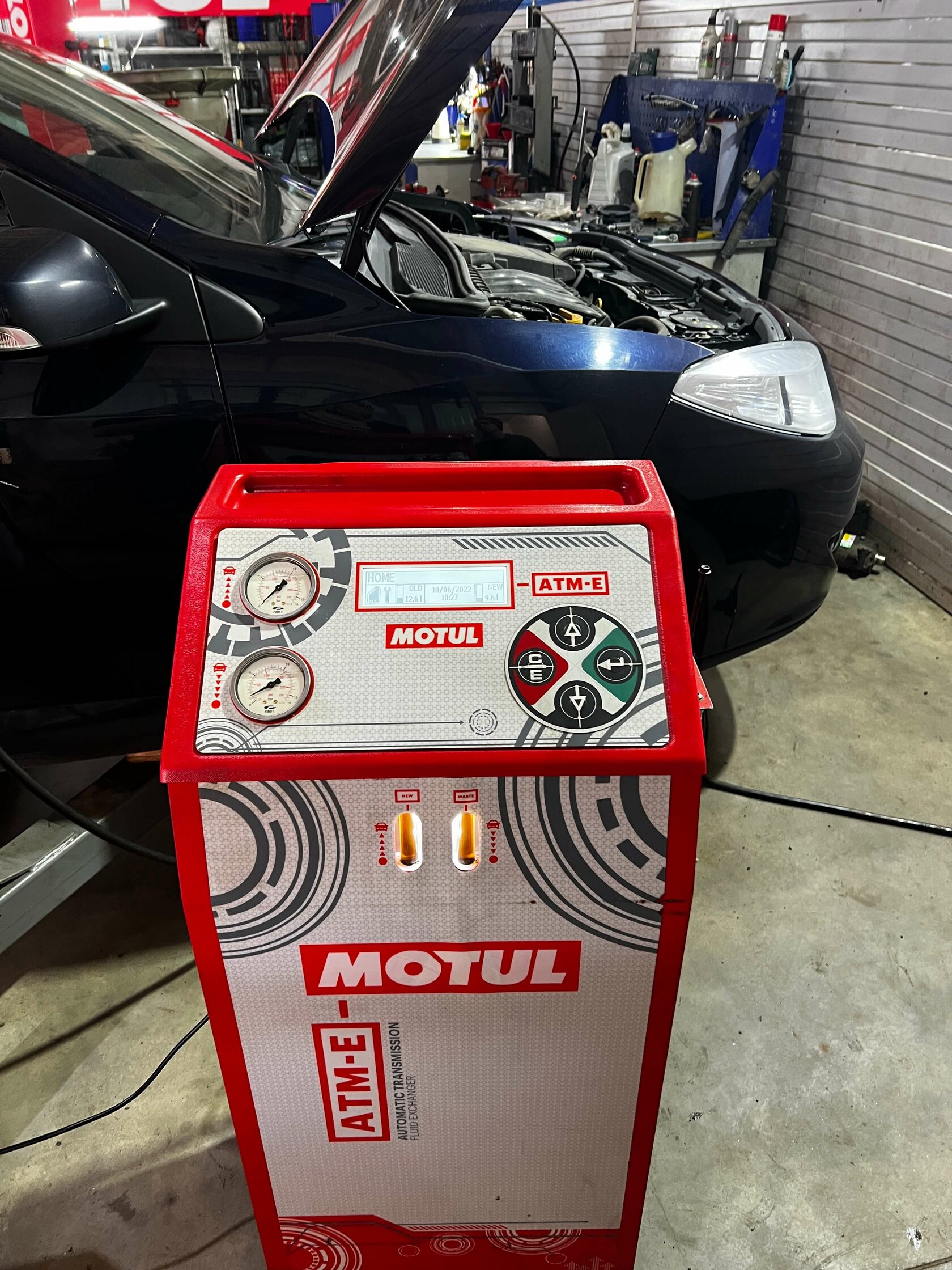 Проверка давления и состояния масла