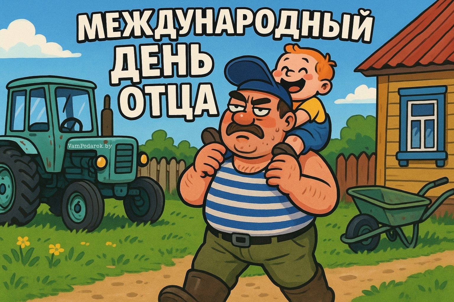 Международный день отца – открытка