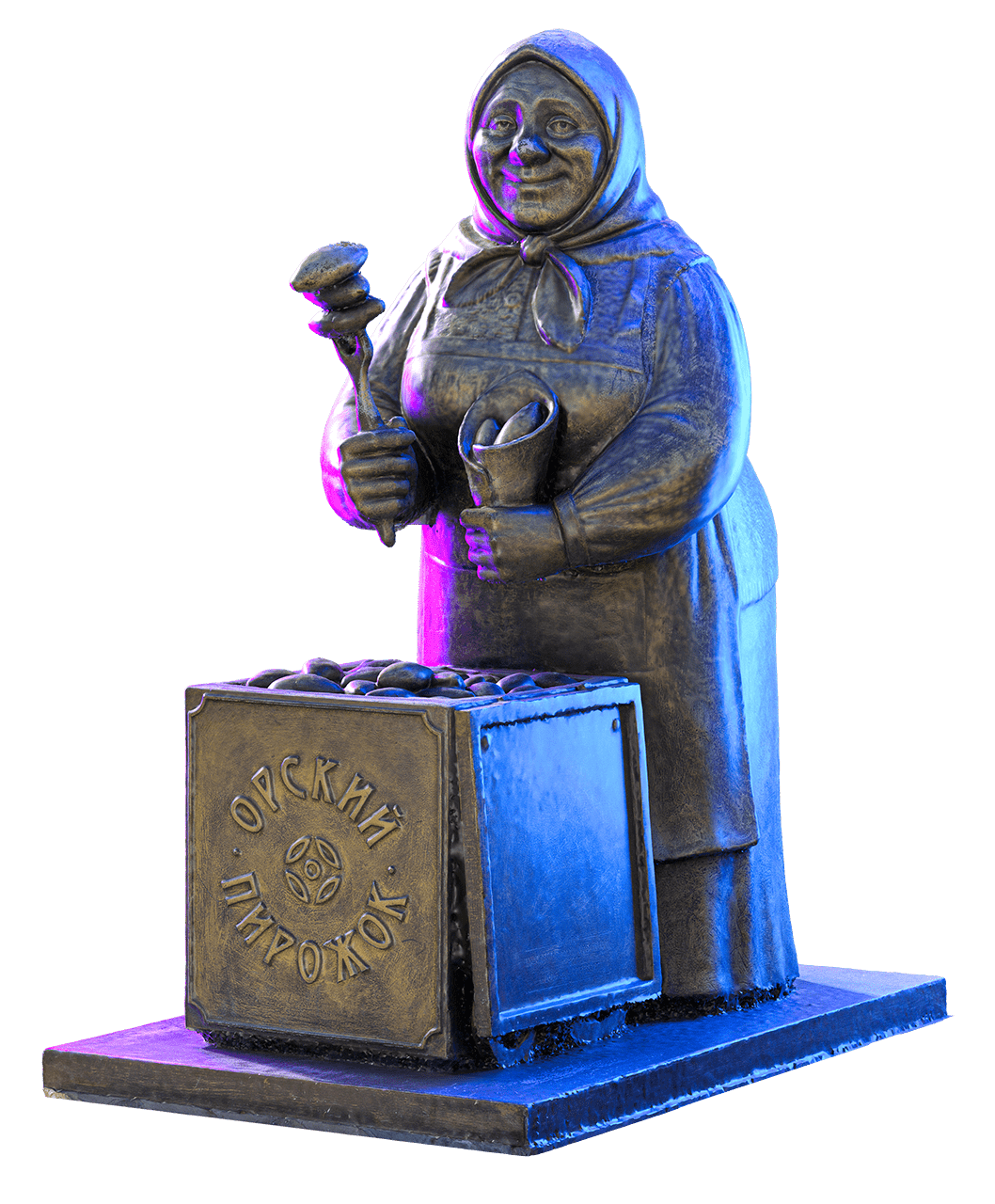 Памятник орскому пирожку с ливером, Оренбургская область, Орск