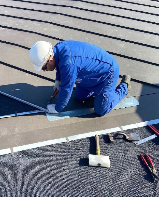 Фальцевая кровля монтаж