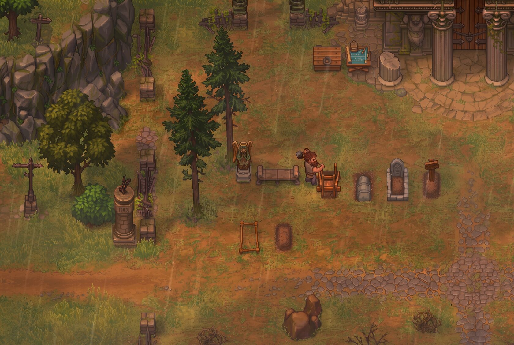 Кладбище в Graveyard Keeper 2