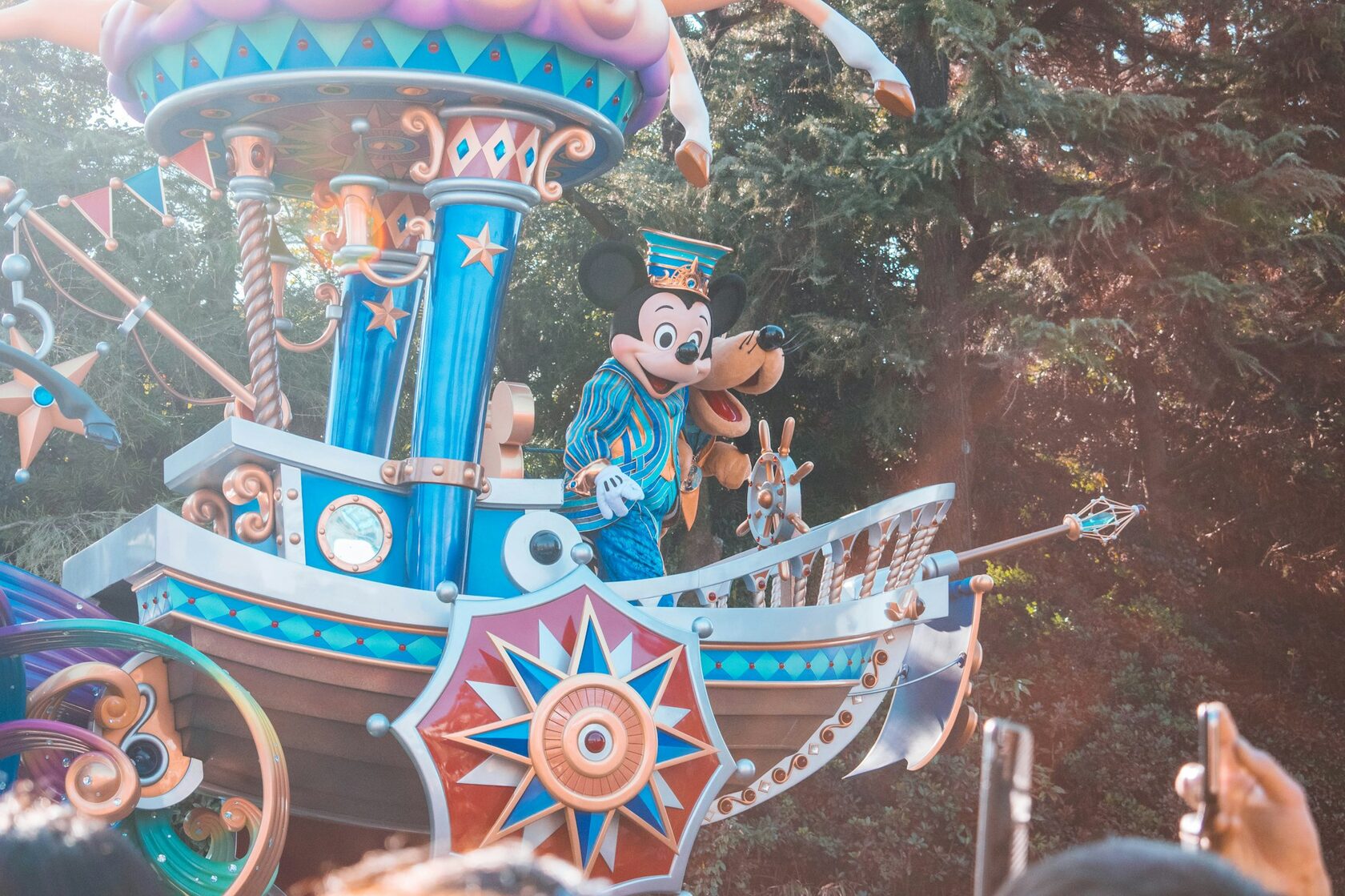 Tokyo Disneyland colorful parade