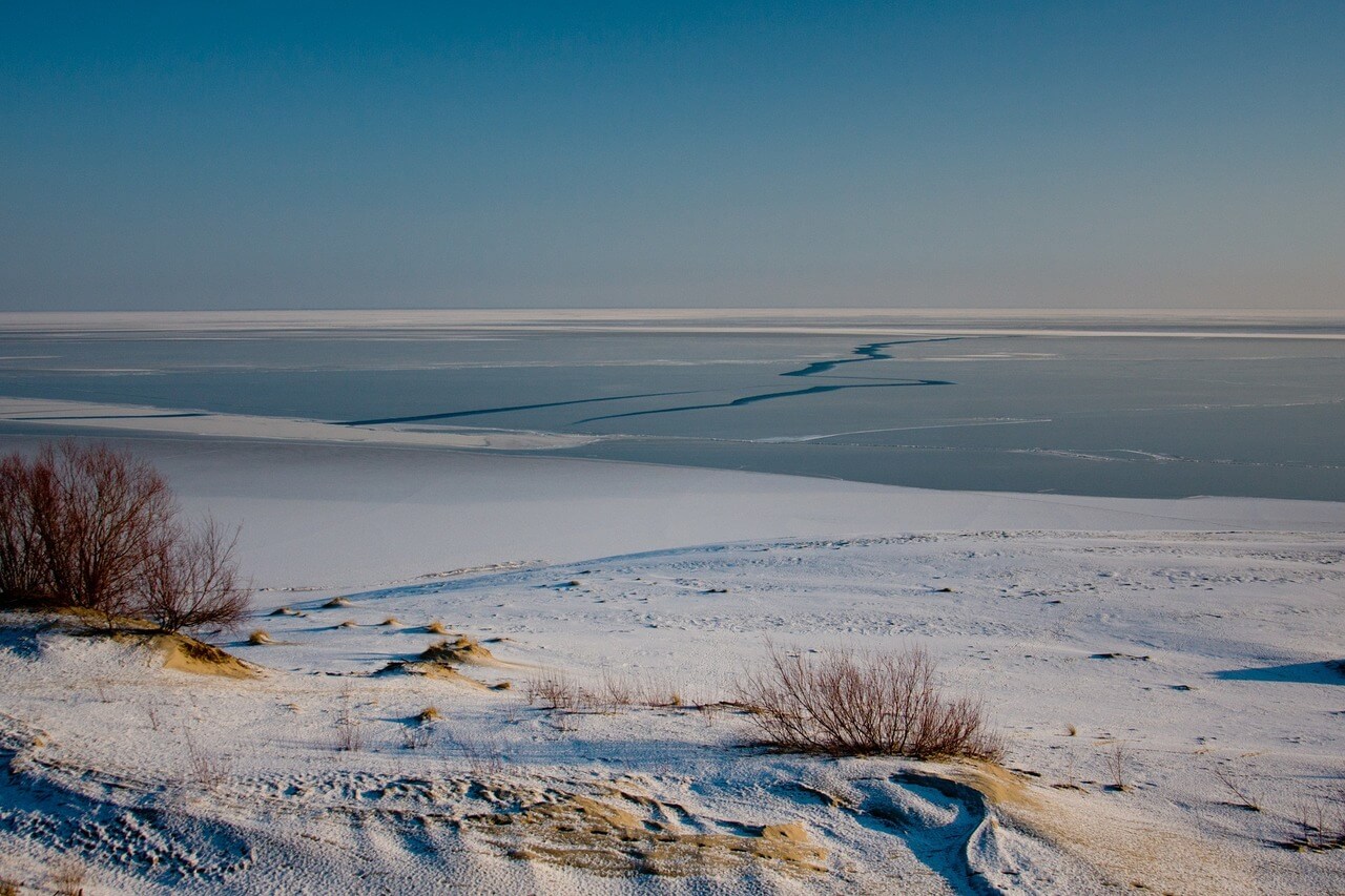 море в калининграде зимой