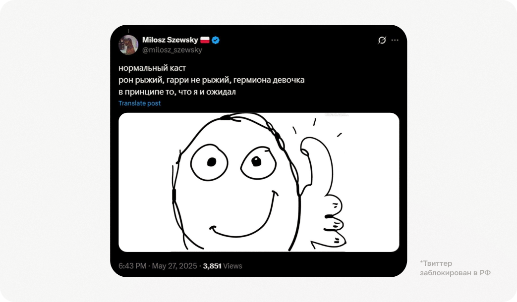 мем каст нового гарри поттера