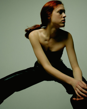 Девушка, красивая, модельный тест, портрет