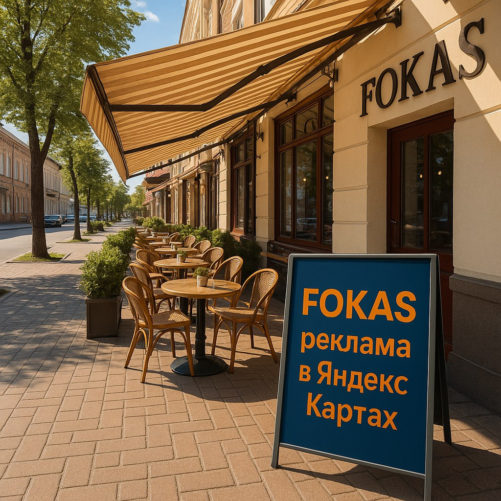 реклама в картах Яндекс вашего города