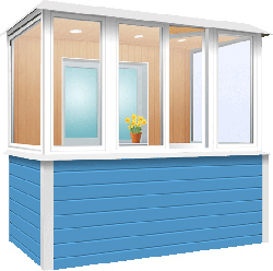 Остекление и отделка лоджий и балконов