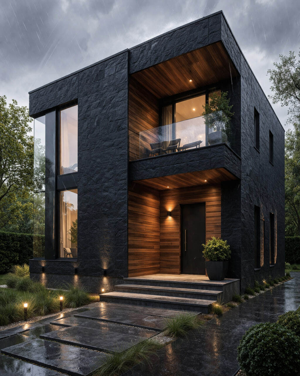 KORDEKO Flexible Tile, Facade Protection from Rain