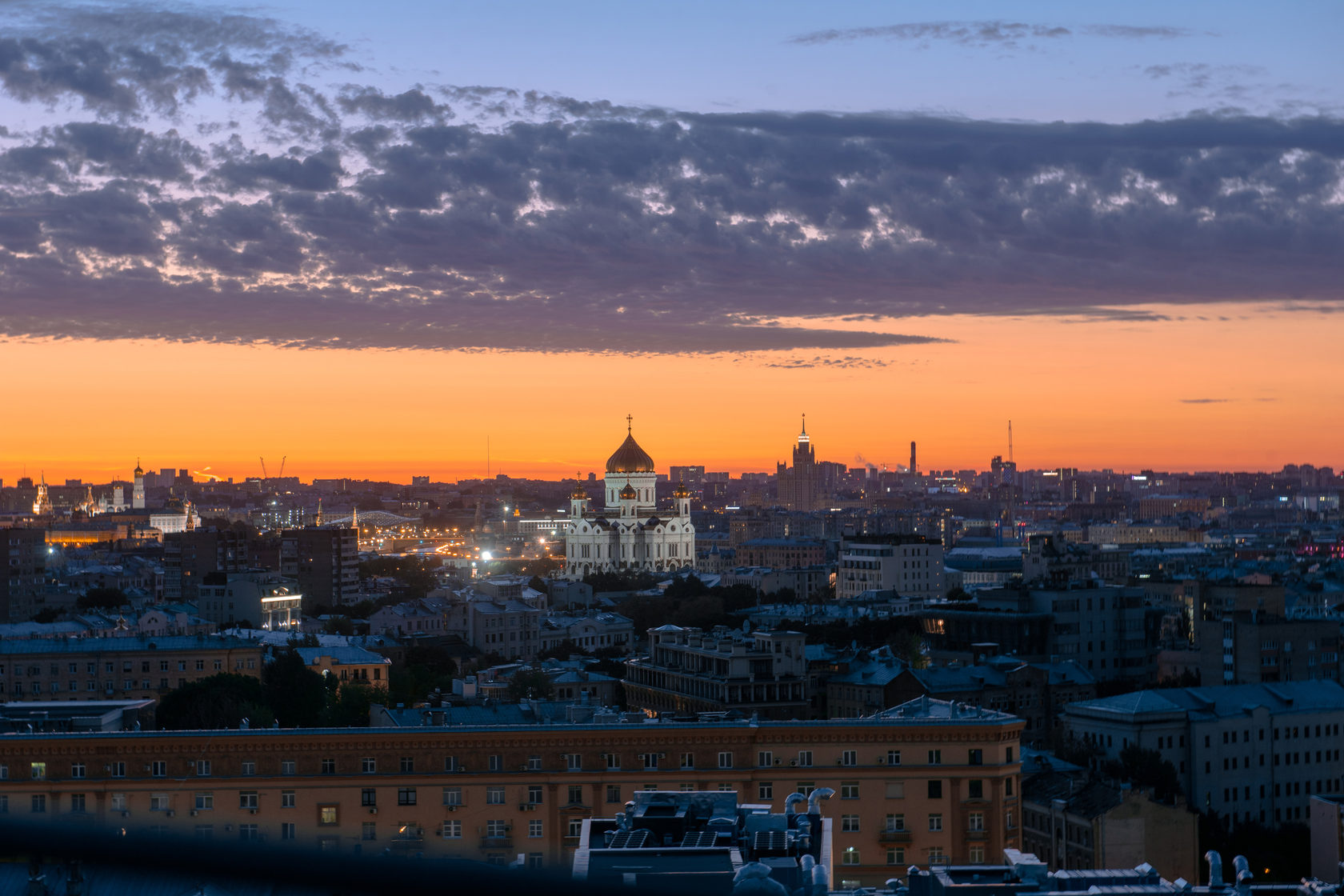 виды с крыш москвы