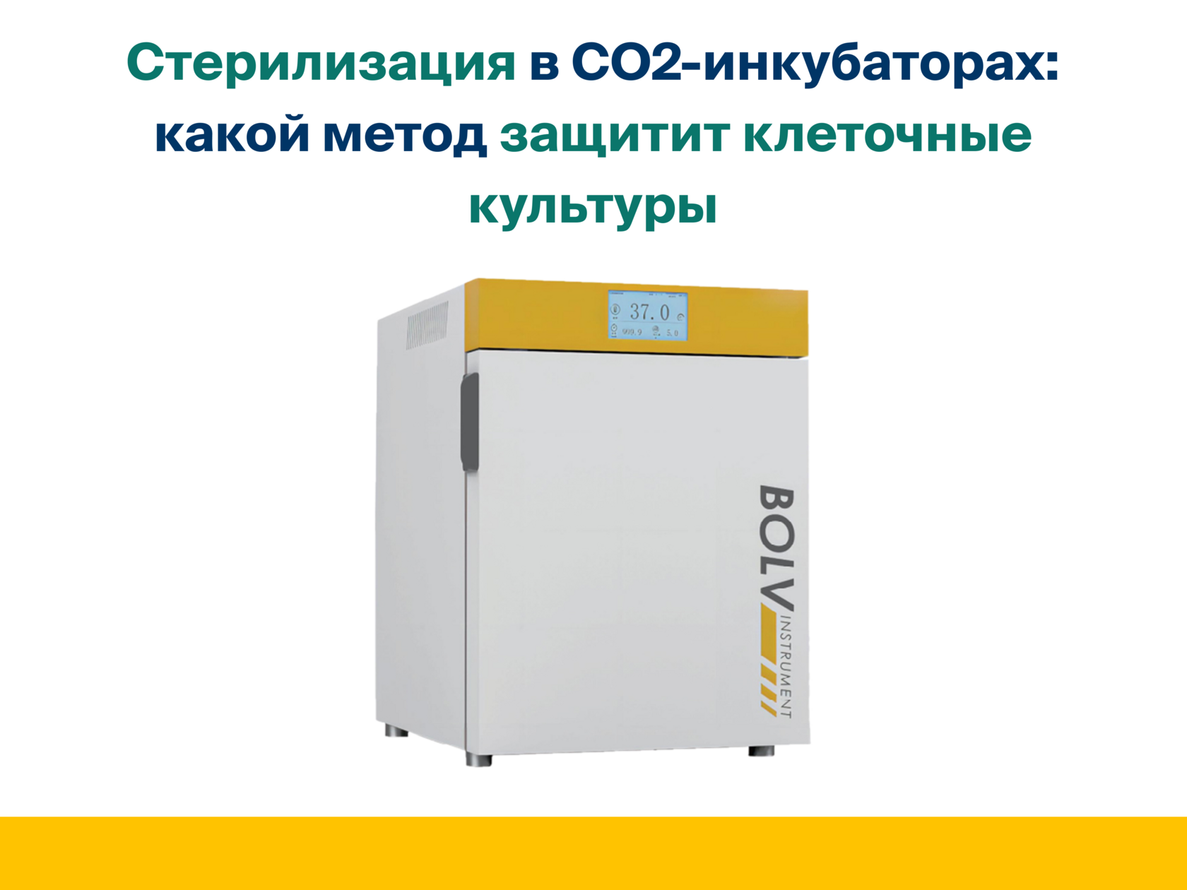 Стерилизация в CO2-инкубаторах: сухой жар УФ или пар - какой метод защитит клеточные культуры