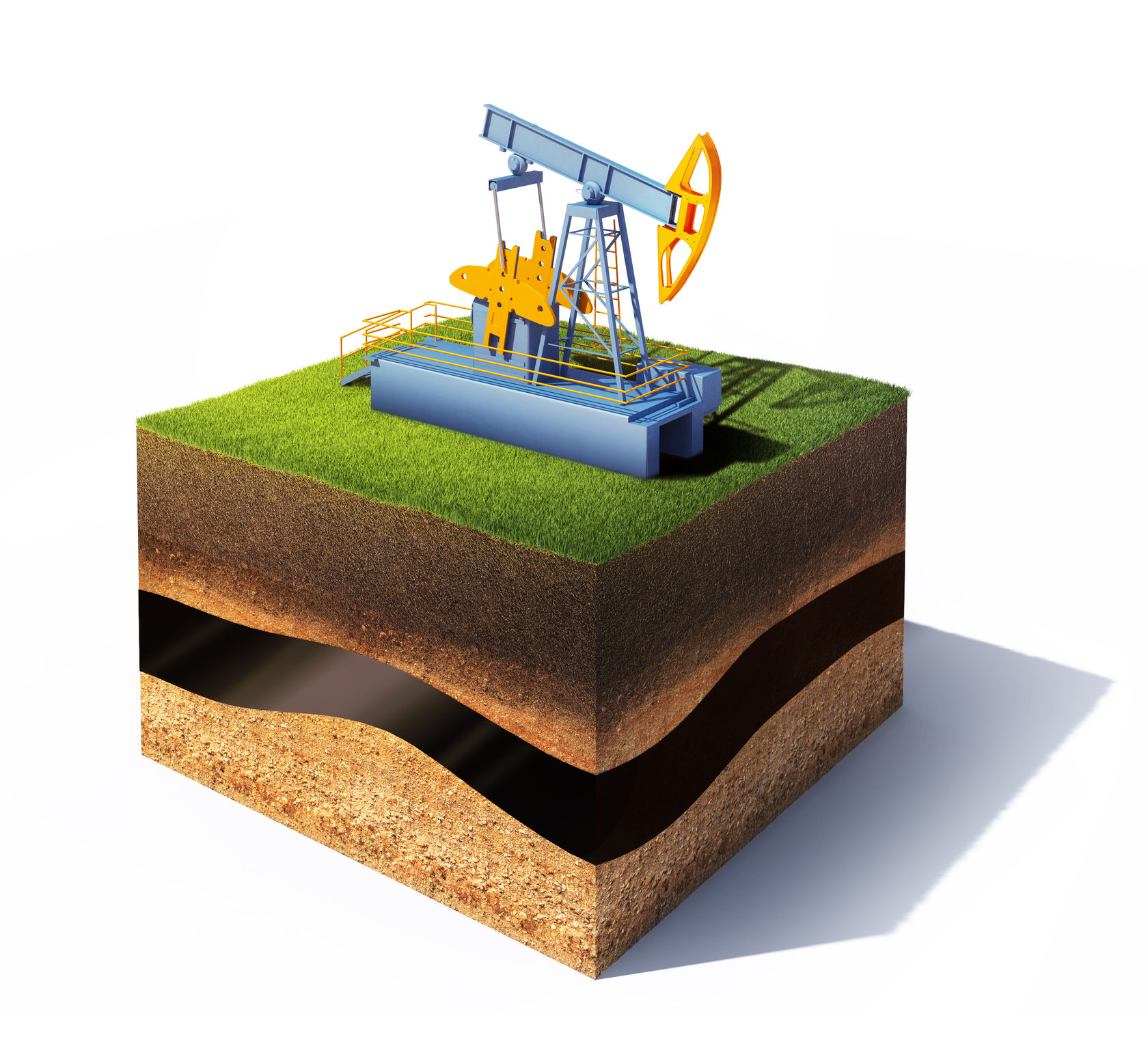 Макет нефтяной скважины