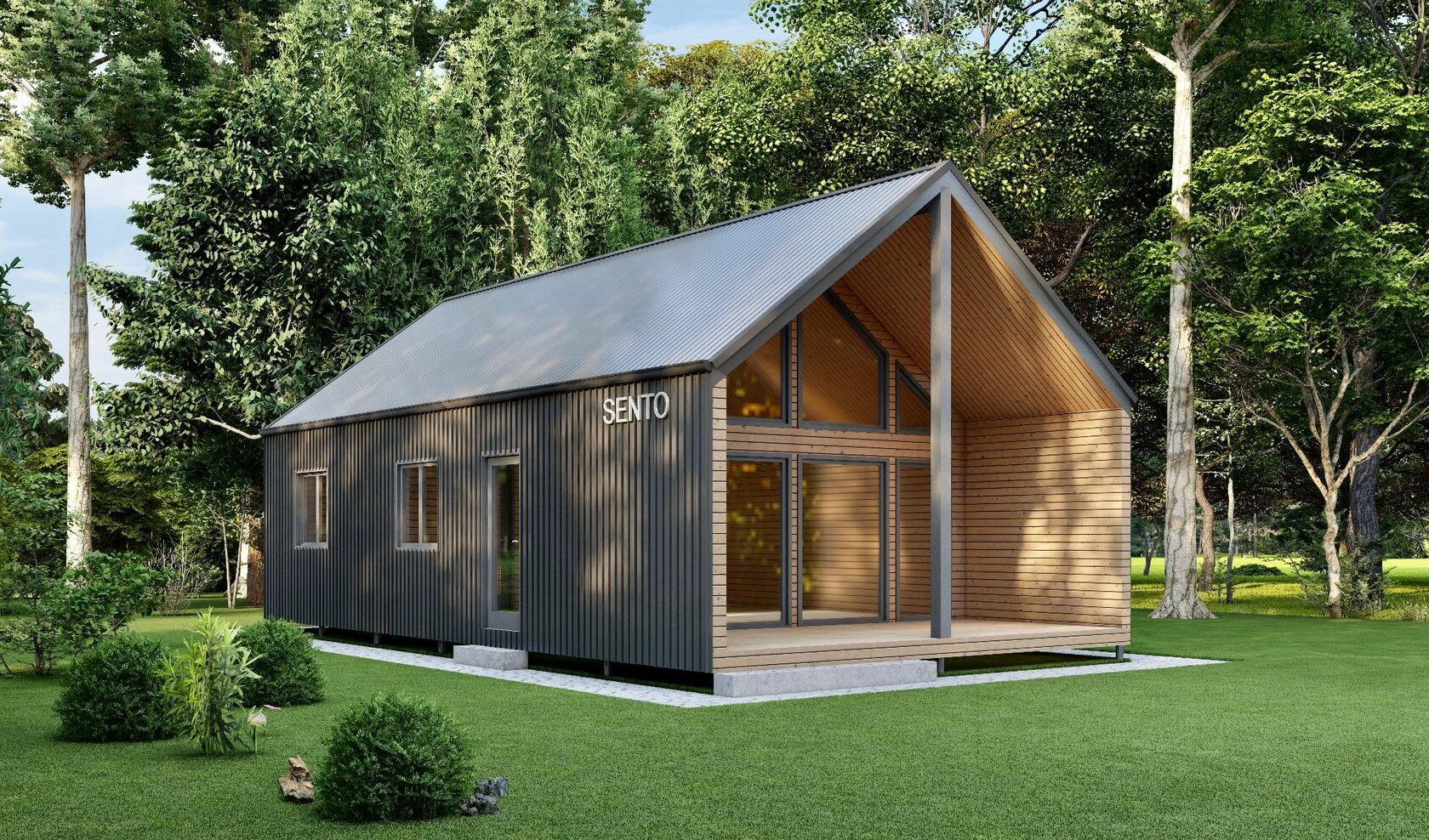 Северская каркасные дома баня