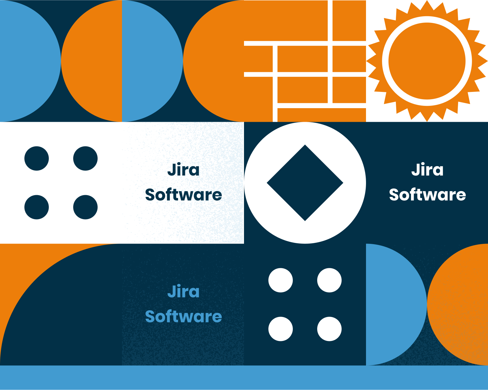 A team of developers using Jira Software to track progress on a software development project