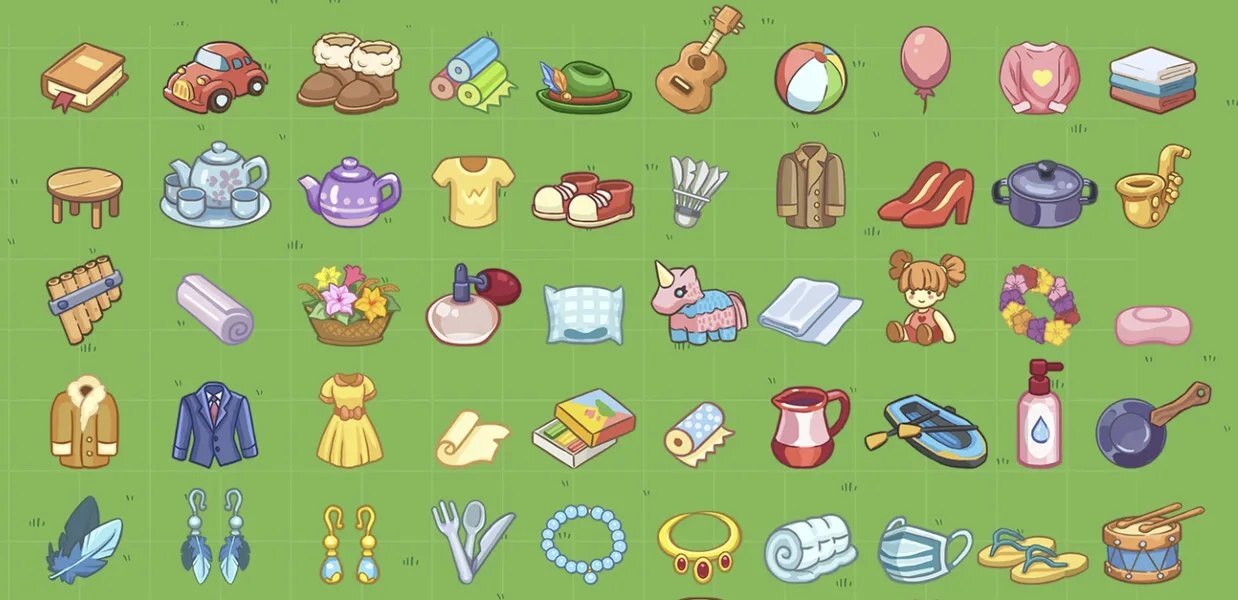 Работа ученика: предметы для игры