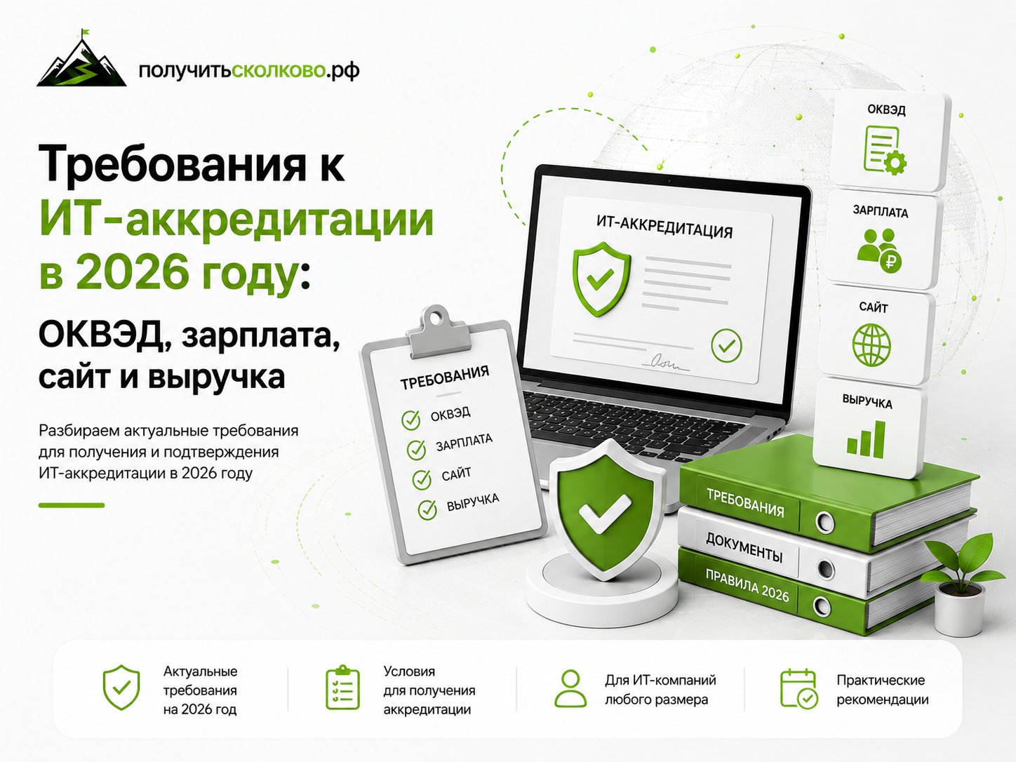 Требования к ИТ-аккредитации в 2026 году: ОКВЭД и зарплата