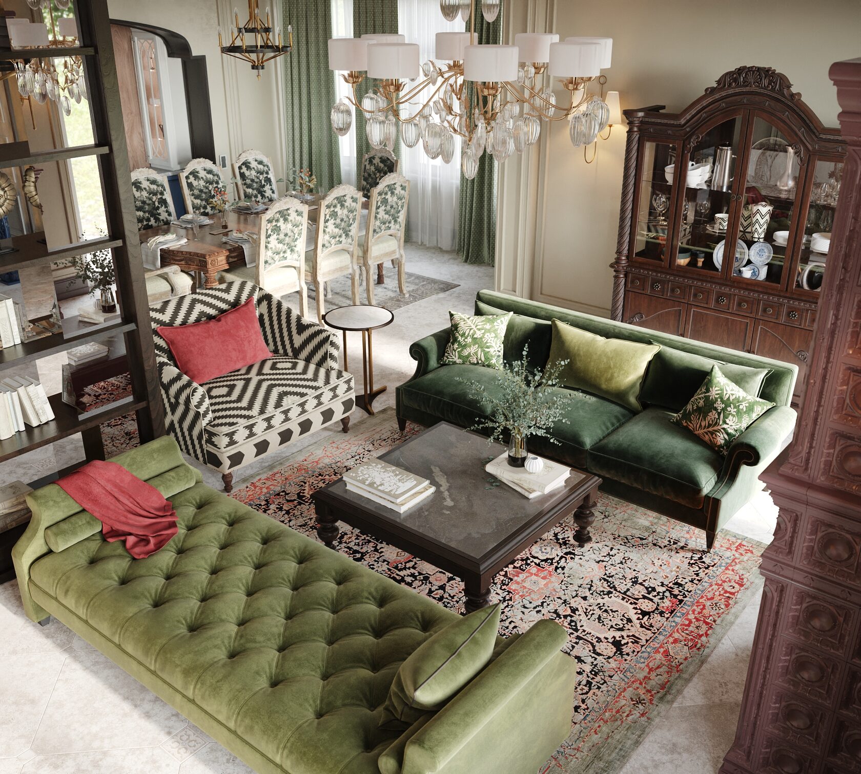 interior design living room in house