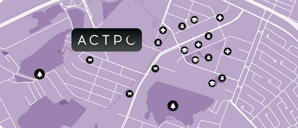 Карта района комплекса Астро