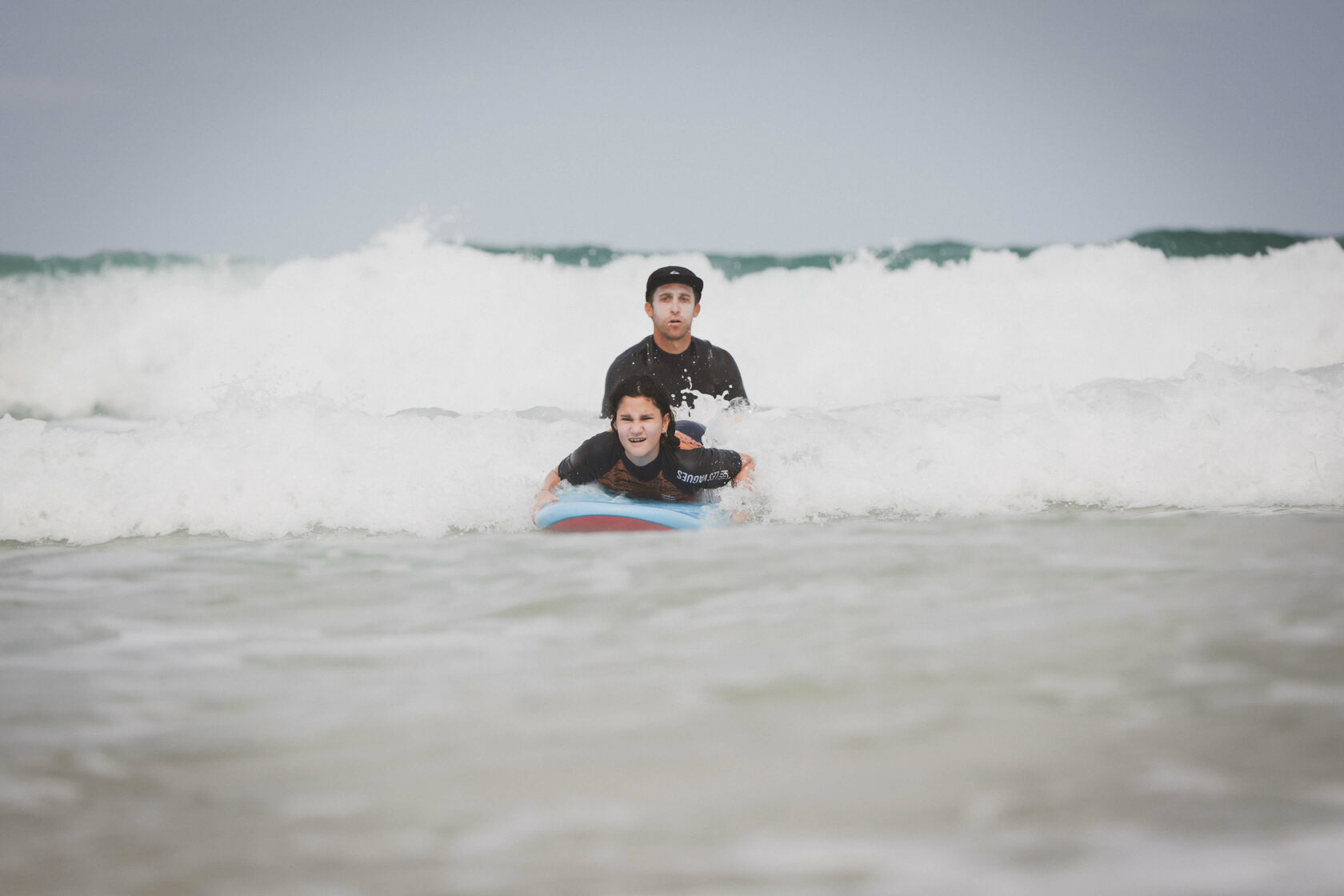 cours de surf debutante