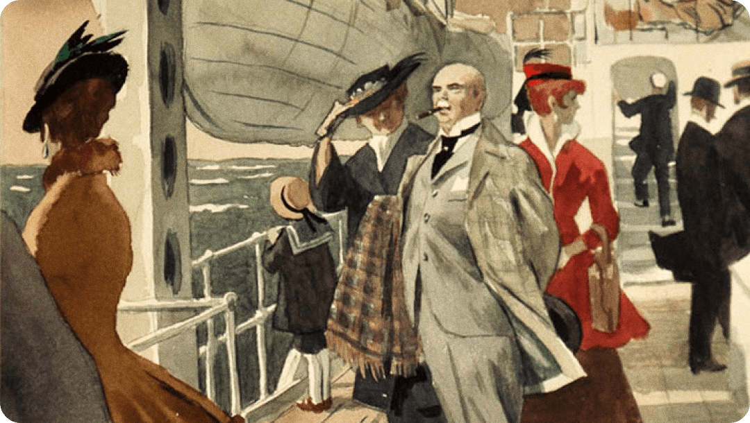 Сан франциско читать. Господин из Сан-Франциско 1915. Иллюстрации к господину из Сан-Франциско Бунина.