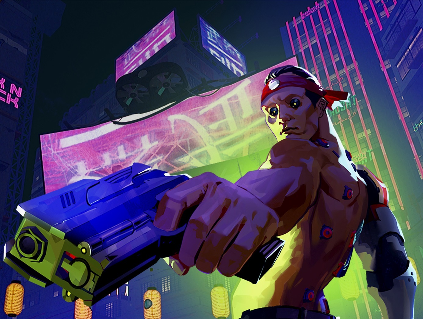 вид от третьего лица cyberpunk фото 52