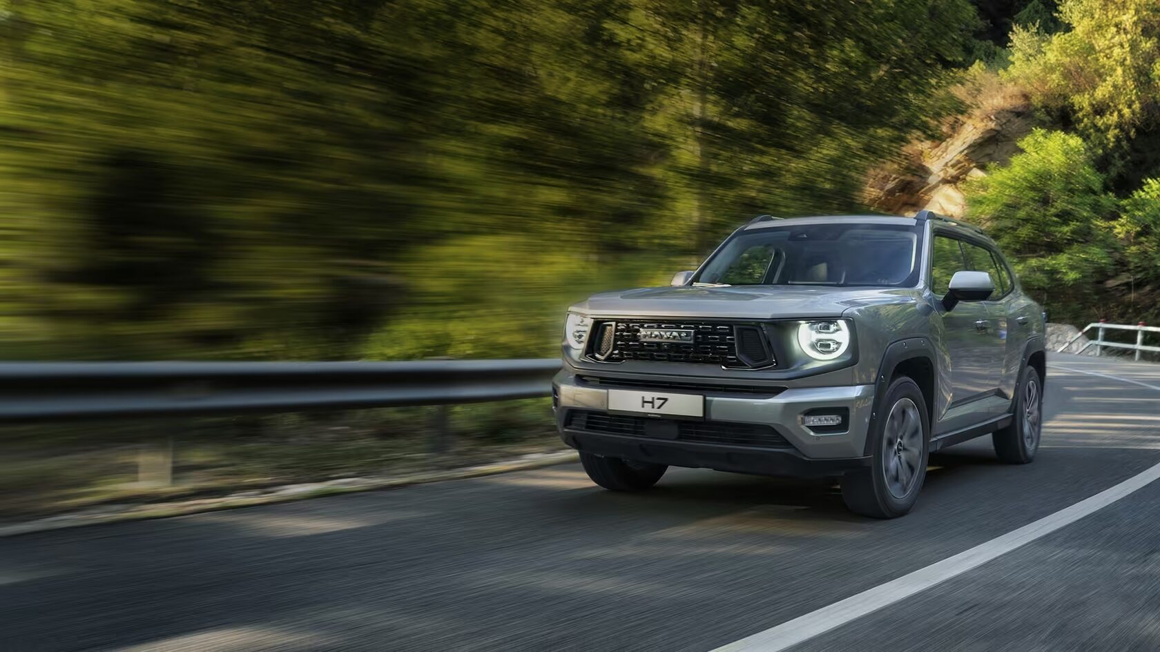 HAVAL H3 на горной дороге