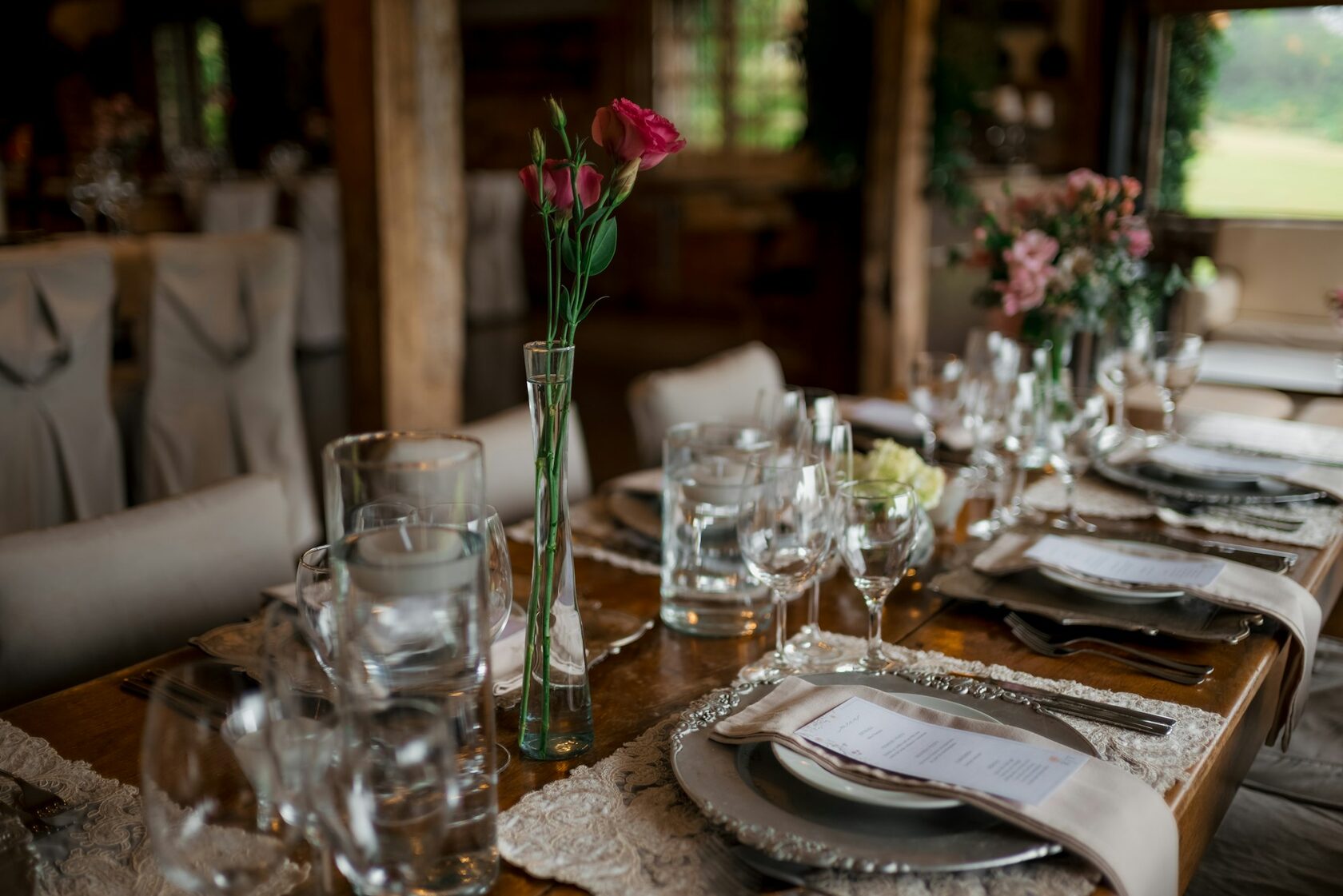 Wedding banquet table decor