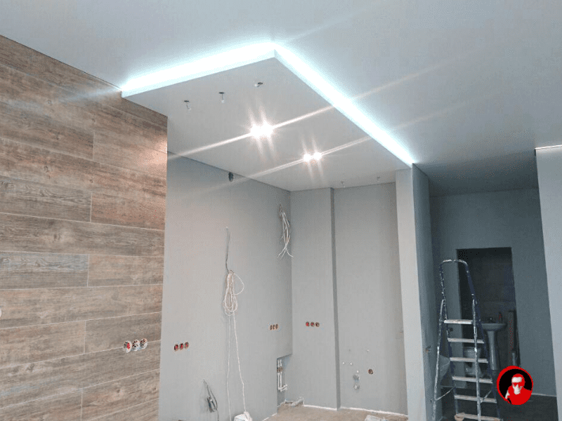 Переход уровня с подсветкой из материала MSD Premium.