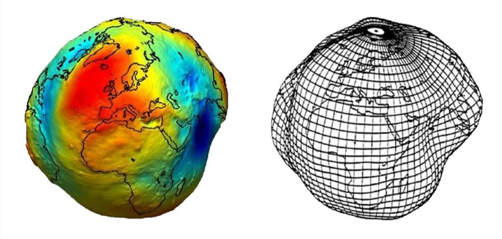 Планета имеющая форму шара. Форма земли геоид. Геоид шар эллипсоид. Земной эллипсоид и геоид. Фигура земли геоид.