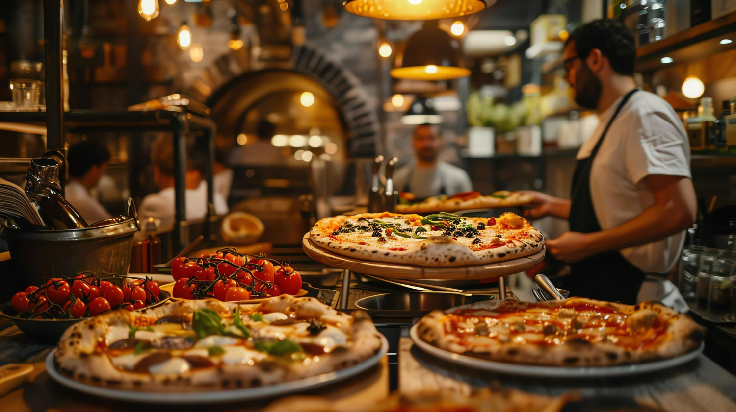 реклама пиццерии