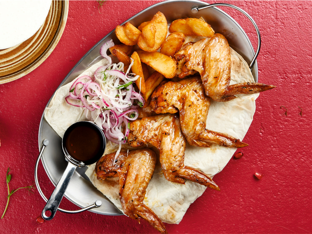 Куриные крылья гриль