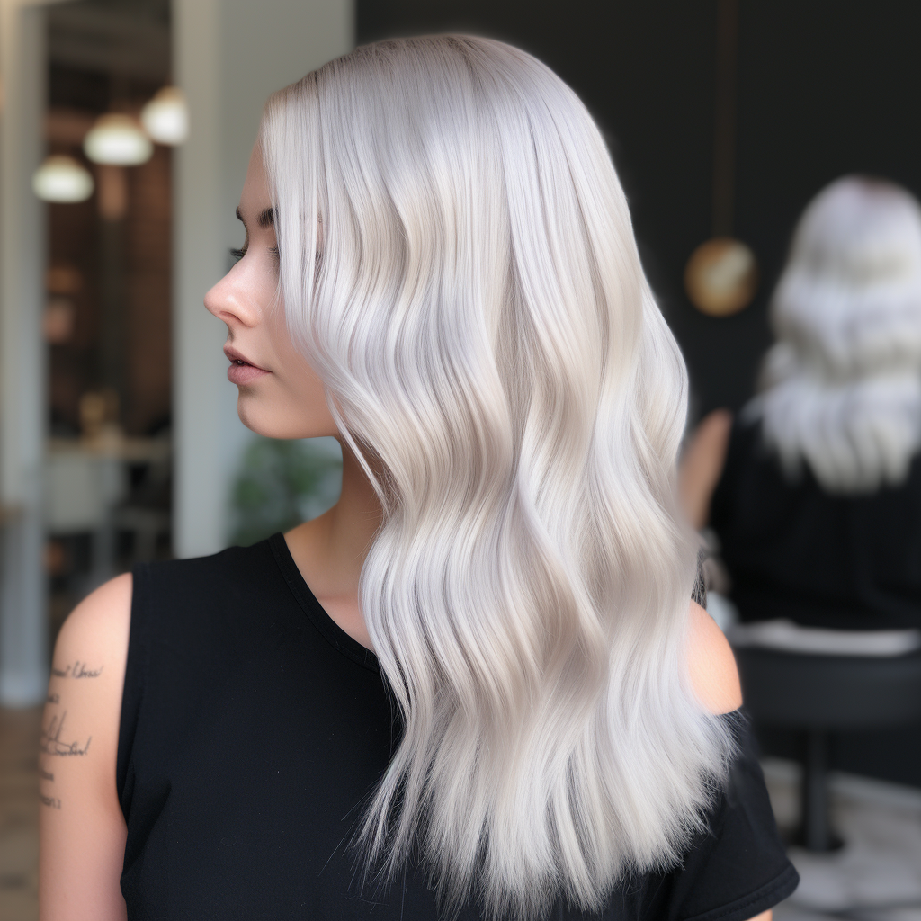 Тотал блонд: окрашивание волос в идеальный оттенок/ Примеры, фото