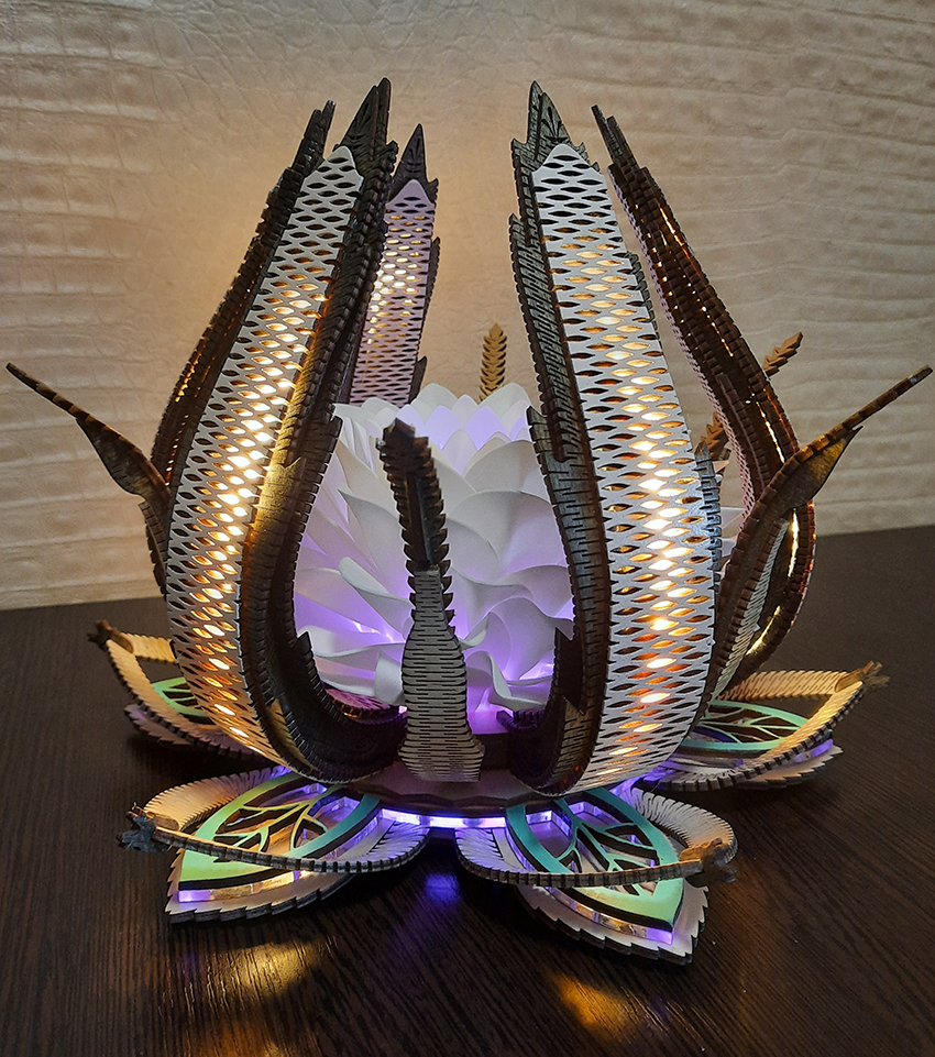 3D модель светильника