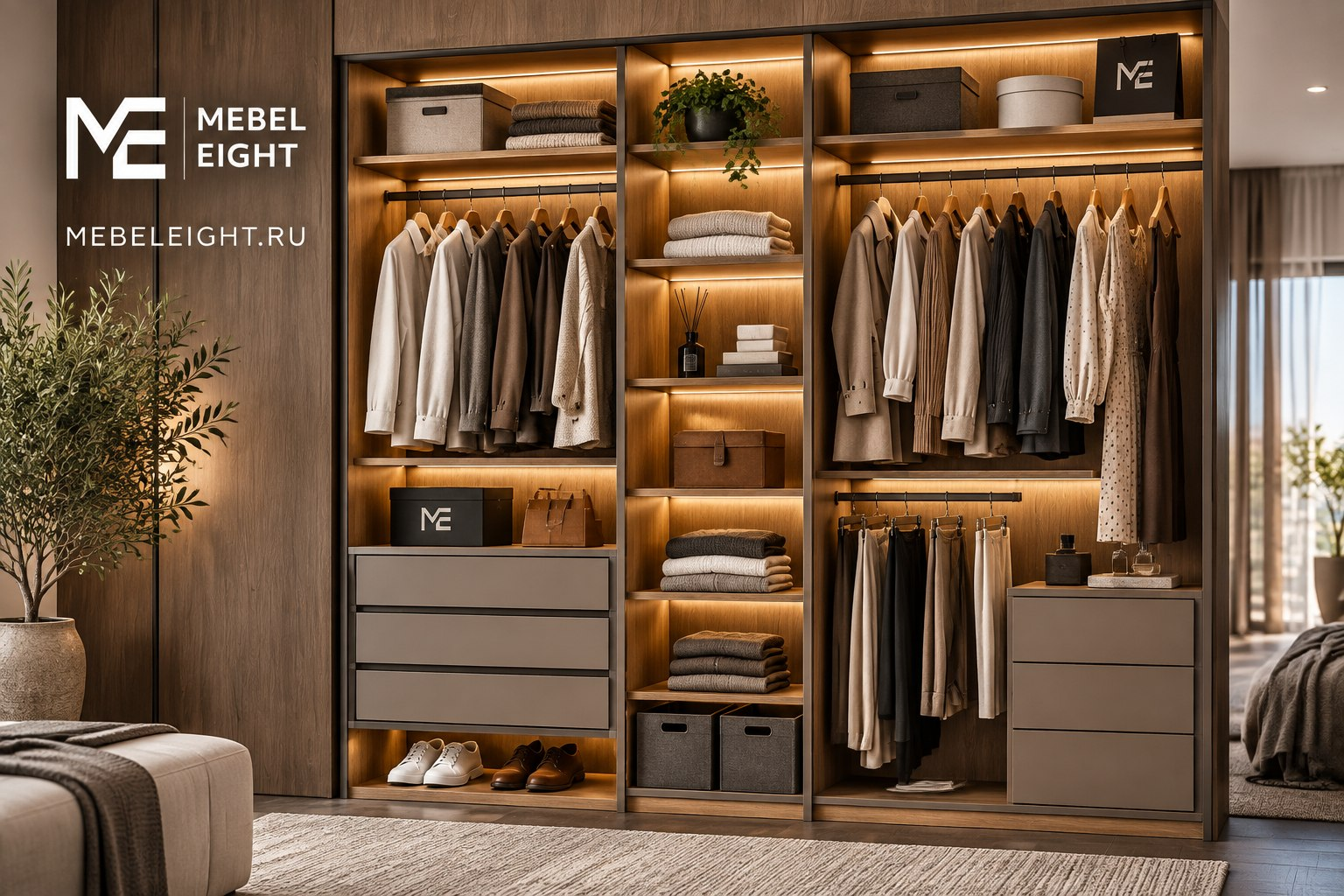 Наполнение шкафа mebel eight