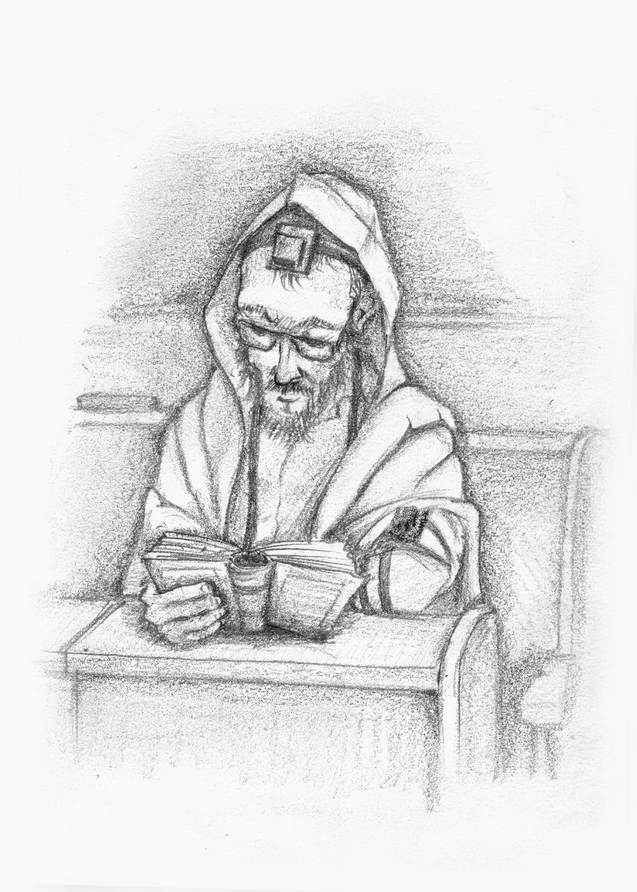 Изучение Торы - рисунок Йосифа Лихтарева к недельной главе Ницавим