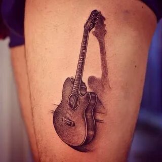 Тату гитара на руке (77 фото)