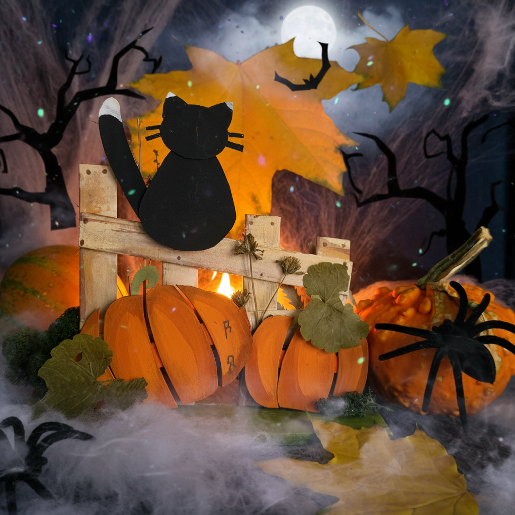 Кошка на заборе