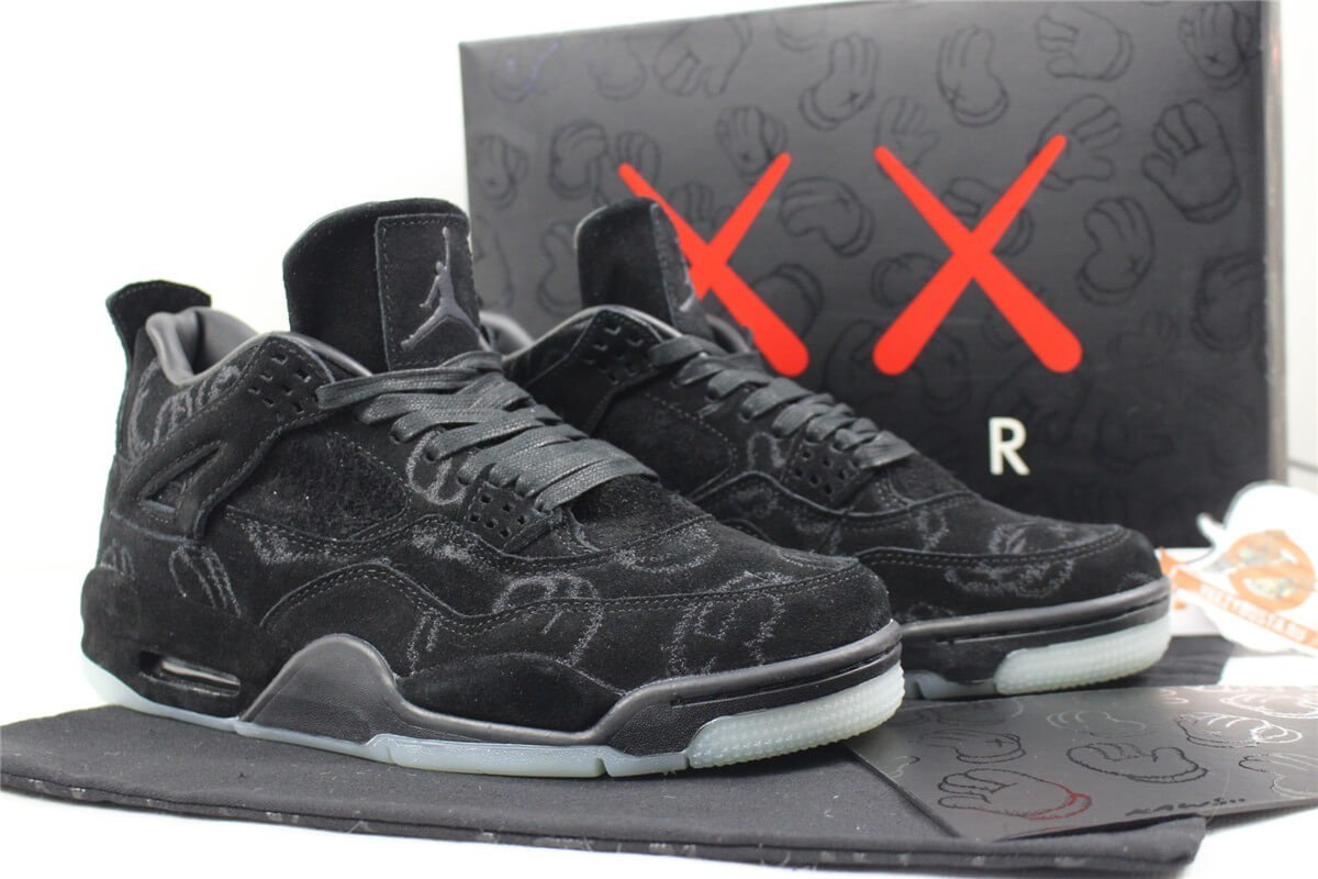 Jordan 4 Kaws Grey Купить